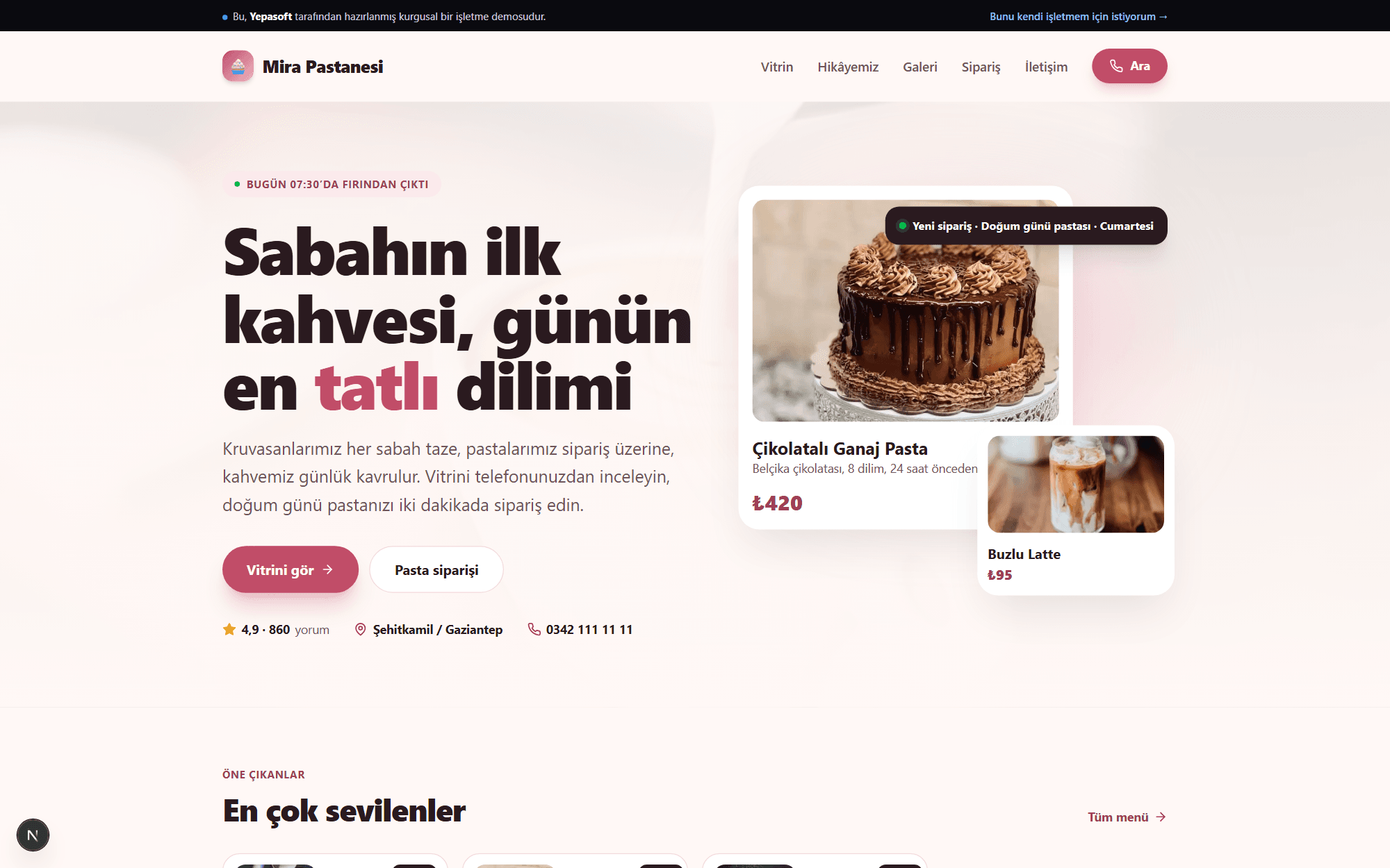 Mira Pastanesi — Ana sayfa